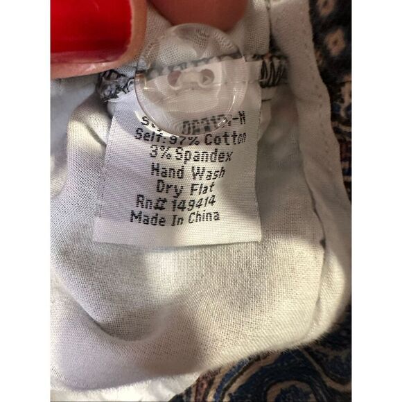 Johnny Was Viva Denim Jean Boho Floral Vintage, size 2 - Picture 11 of 11